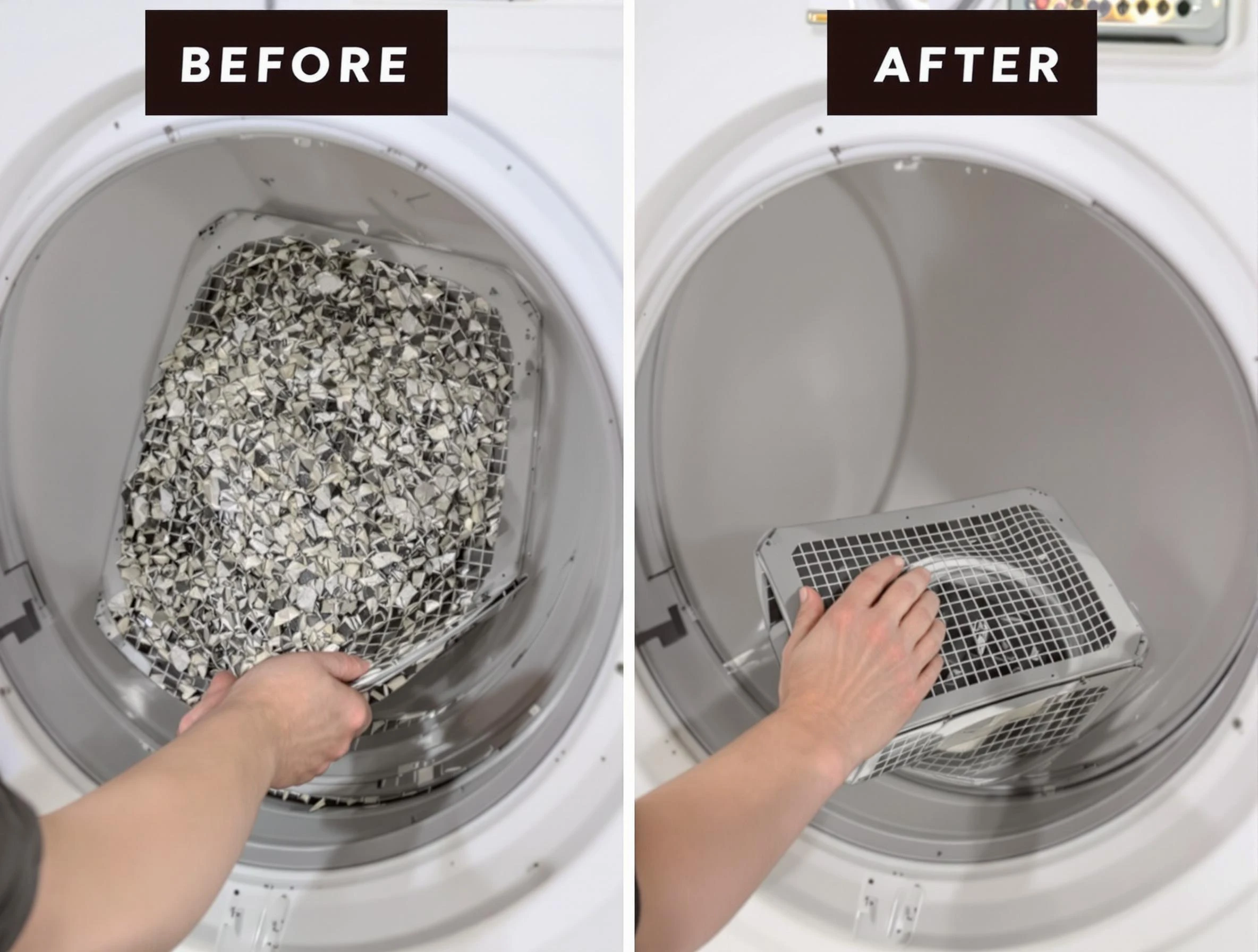 Professional lint trap cleaning by Park City Dryer Vent Cleaning in Park City