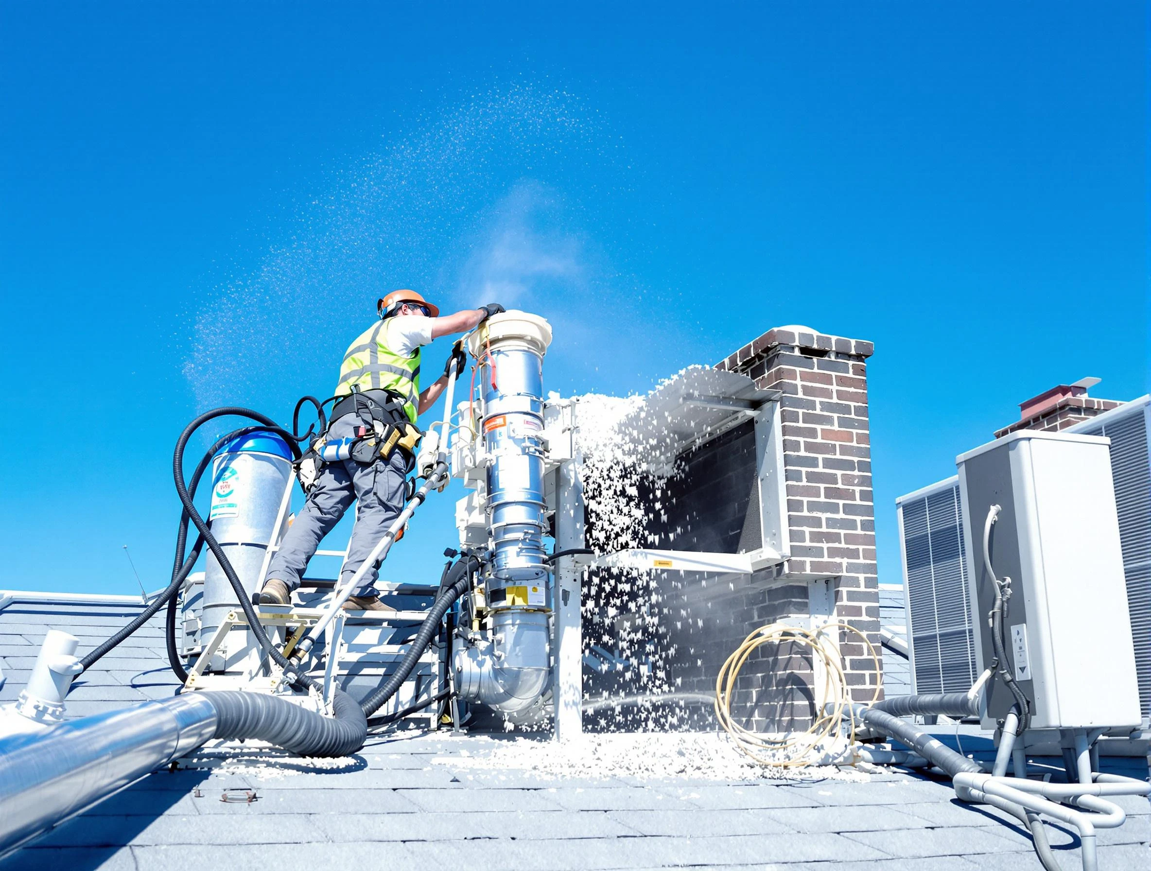 Expert roof dryer vent cleaning by Park City Dryer Vent Cleaning in Park City