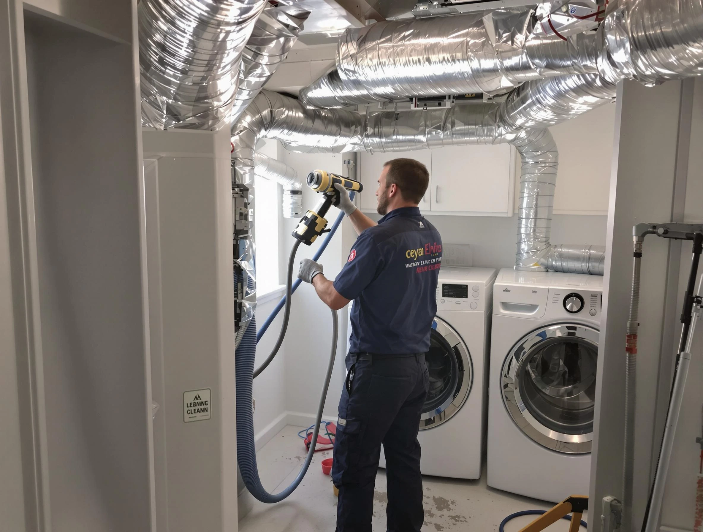 Park City Dryer Vent Cleaning specialist using advanced equipment for thorough duct cleaning in Park City
